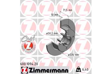 Zimmermann Remschijf COAT Z-0