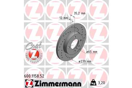 Zimmermann Discos de freno DISCO DE FRENO SPORT Z-0
