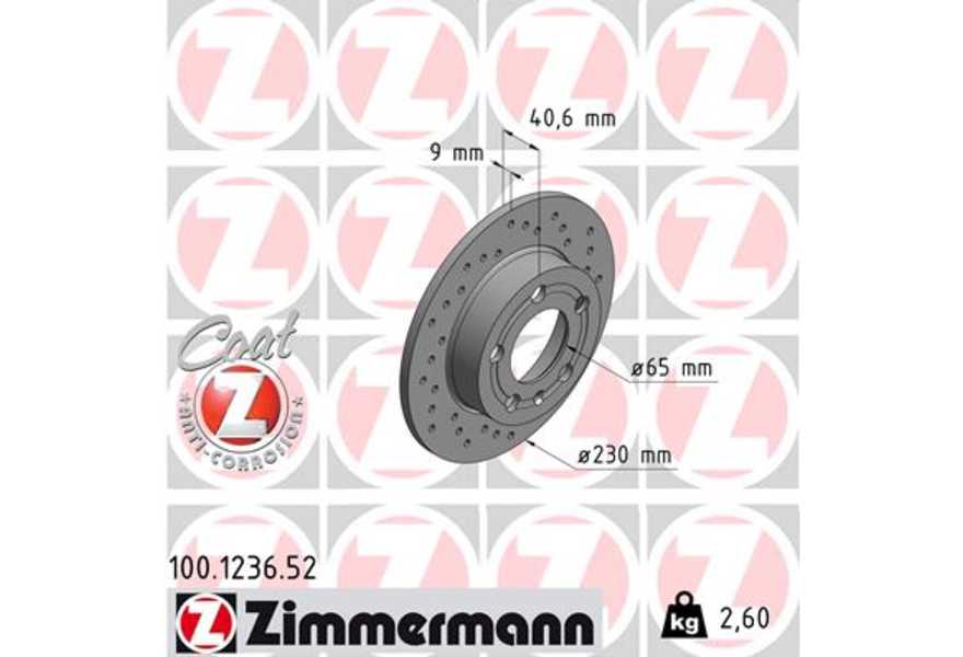Zimmermann Discos de freno DISCO DE FRENO SPORT Z-0
