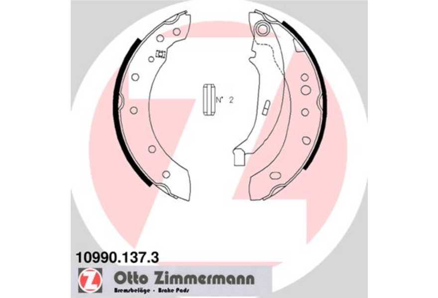 Zimmermann Bremsbackensatz, Feststellbremse-0