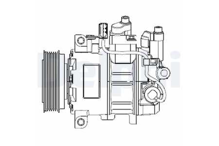 Delphi Compressor, airconditioning-0