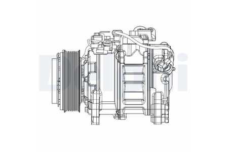 Delphi Kältemittelkompressor, Klimakompressor-0