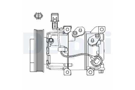Delphi Compressor, airconditioning-0