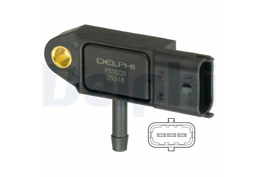 Delphi Interruptor de temperatura, precalentamiento tubo admisión-0