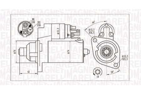 Magneti Marelli Startmotor / Starter-0