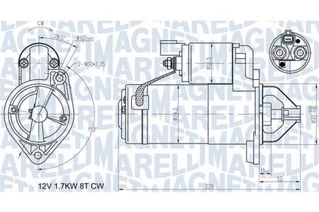 Magneti Marelli Anlasser, Starter-0