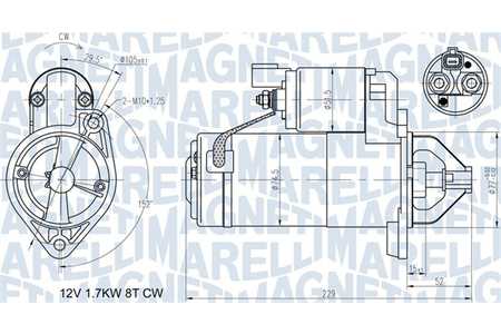 Magneti Marelli Startmotor / Starter-0