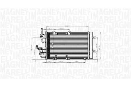Magneti Marelli Condensador, aire acondicionado-0