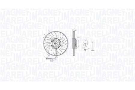 Magneti Marelli Ventilador, refrigeración del motor-0