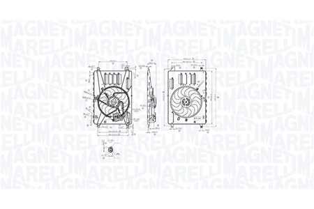 Magneti Marelli Ventilador, refrigeración del motor-0
