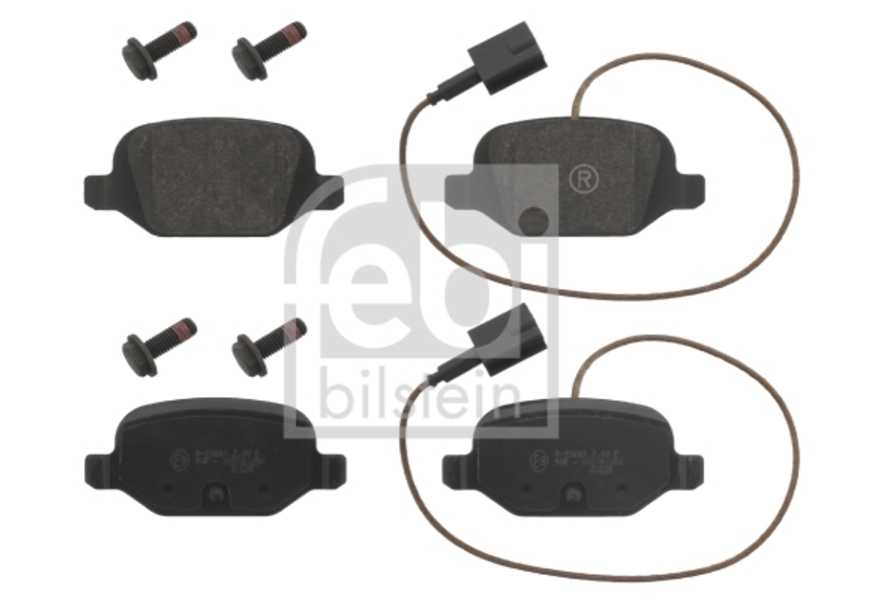 Febi Bilstein Juego de pastillas de freno-0