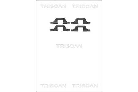 Triscan Accessoireset, schijfremblok-0