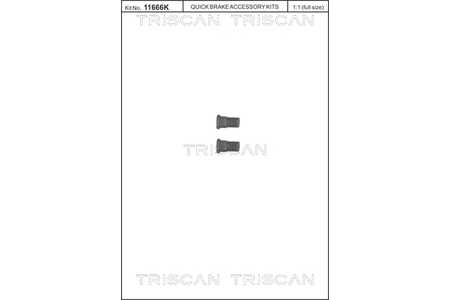 Triscan Kit bulloni, Disco freno-0