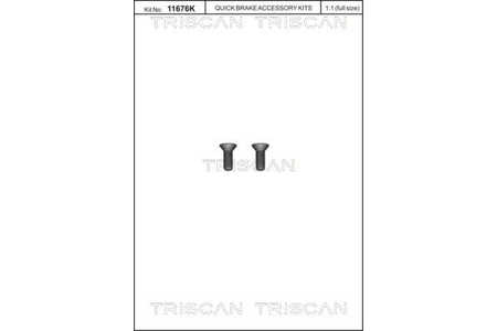Triscan Kit de tornillos, disco de freno-0