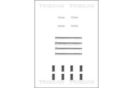 Triscan Kit de accesorios, pastillas de frenos-0
