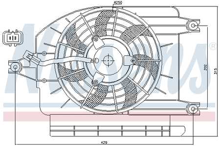 Comprar Ventilador, condensador del aire acondicionado Ventilador, condensador del aire acondicionado Kia CARNIVAL