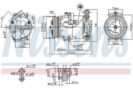 Klimakompressor OPEL ASTRA H GTC 2005-1.6 77kW