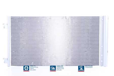 Nissens Condensatore, Climatizzatore FIRST FIT & PROTEZIONE DA CORROSION & RIEMPIMENTO DI AZOTO-0