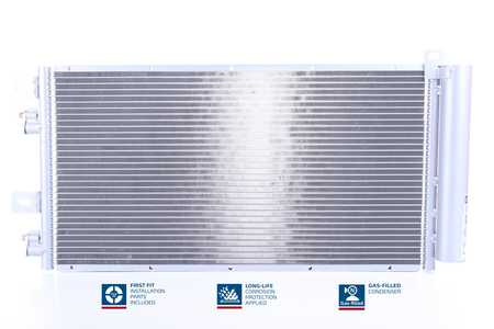 Nissens Condensador, aire acondicionado FIRST FIT & PROTECCIÓN ANTICORROSIÓN & LLENADO CON NITRÓGENO-0