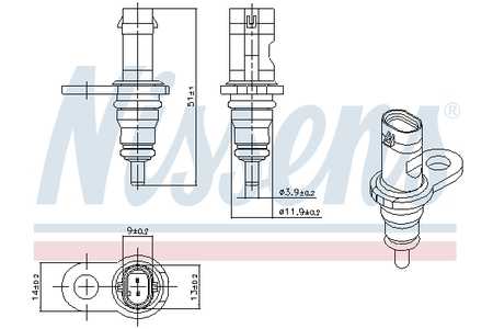 Nissens Temperatuursensor ** FIRST FIT **-0
