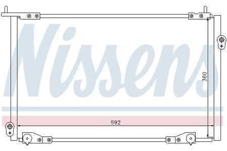 Nissens Condensatore, Climatizzatore-0