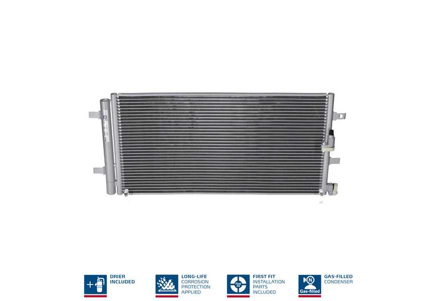 Nissens Condensor, airconditioning ** FIRST FIT **-0