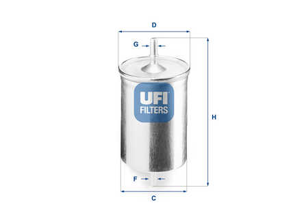 UFI Filtro de combustible-0