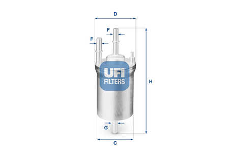 UFI Filtro de combustible-0