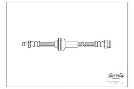 Corteco Tubo flexible de frenos-0