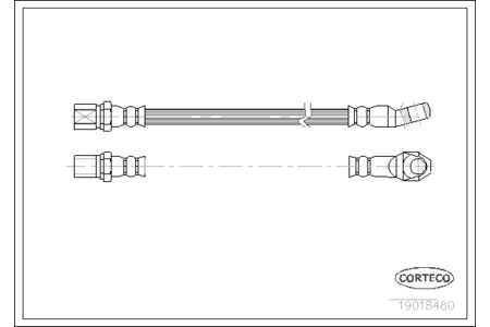 Corteco Tubo flexible de frenos-0