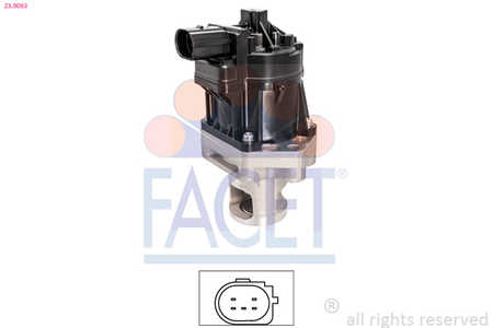Facet EGR-klep Made in Italy - OE Equivalent-0