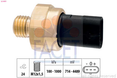 Facet Sensore, Pressione olio Made in Italy - OE Equivalent-0