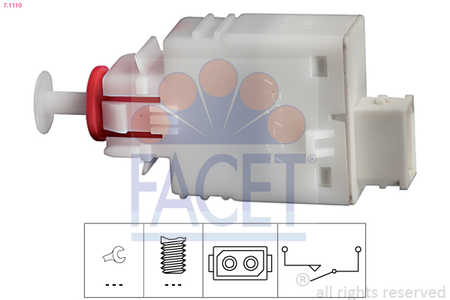Facet Kupplungsbetätigungs-Schalter Made in Italy - OE Equivalent-0