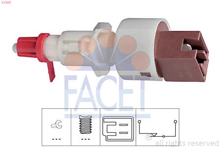 Facet Kupplungsbetätigungs-Schalter Made in Italy - OE Equivalent-0
