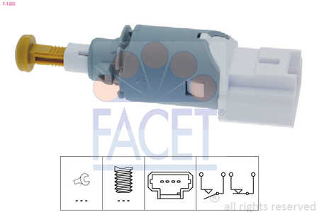 Facet Interruptor luces freno Made in Italy - OE Equivalent-0