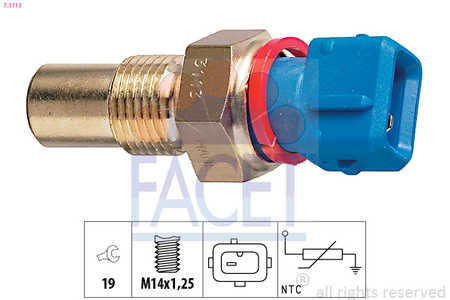 Facet Sensor, olietemperatuur Made in Italy - OE Equivalent-0