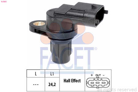 Facet Drehzahl-Sensor Made in Italy - OE Equivalent-0