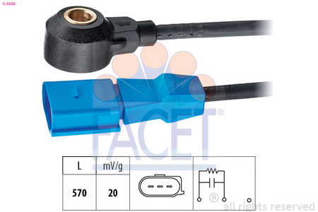 Facet Klopfsensor Made in Italy - OE Equivalent-0