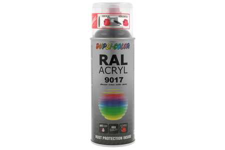Dupli Color RAL-Lack RAL ACRYL RAL 9017 verkehrsschwarz glänzend 400 ml-0