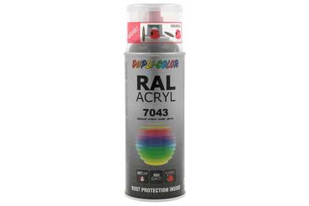 Dupli Color RAL-Lack RAL ACRYL RAL 7043 verkehrsgrau B glänzend 400 ml-0