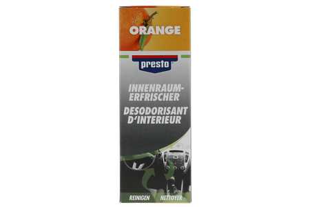 Presto Desinfectante/purificador aire acondicionado Interior Refresher Orange 150 ml-0