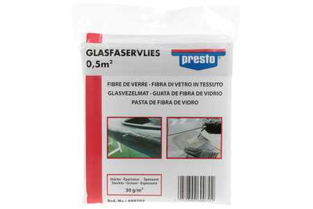 Presto Stucco per fibra di vetro Glas fibre fleece 0,5 qm-0