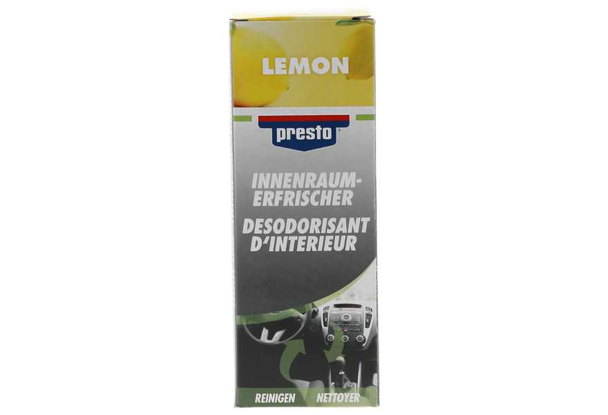 Presto Desinfectante/purificador aire acondicionado Interior Refresher Lemon 150 ml-0