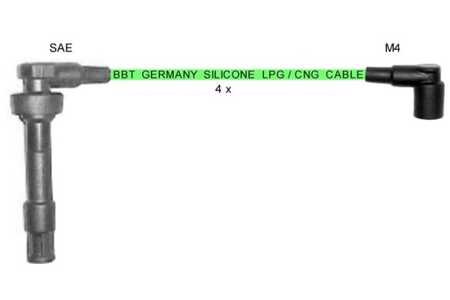 BBT Kit cavi accensione LPG/CNG temperatura alta-0