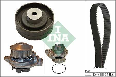 Schaeffler INA Pompa acqua + Kit cinghie dentate-0