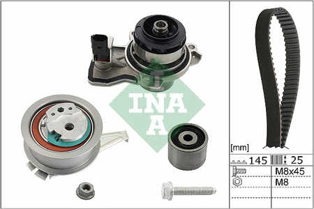 Schaeffler INA Bomba de agua + kit correa distribución-0