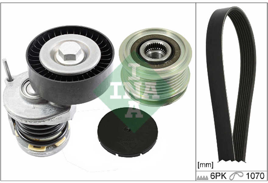 Schaeffler INA Poly V-riem set-0
