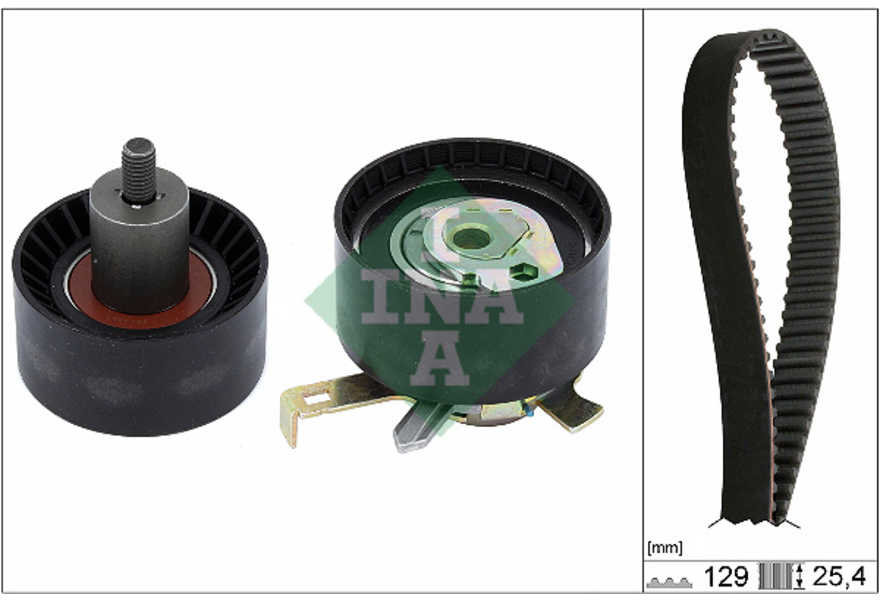 Schaeffler INA Juego de correa de distribución-0