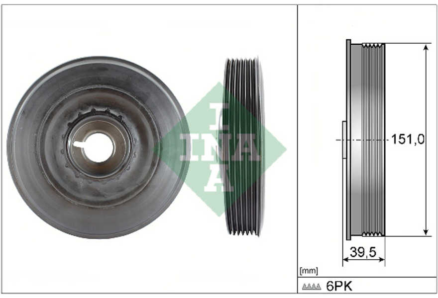 Schaeffler INA Poulie, vilebrequin-0
