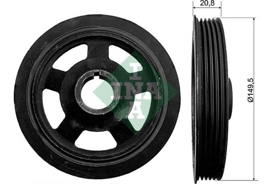 Schaeffler INA Poulie, vilebrequin-0